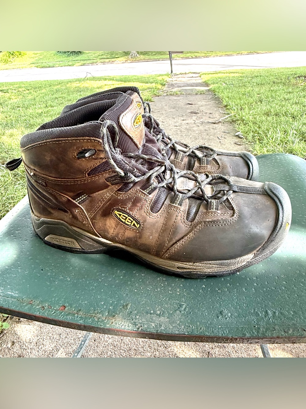 KEEN Utility Men’s Size 12EE Detroit XT Steel Toe WP Work Boot 1020085